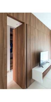 Двери скрытого монтажа Шпон